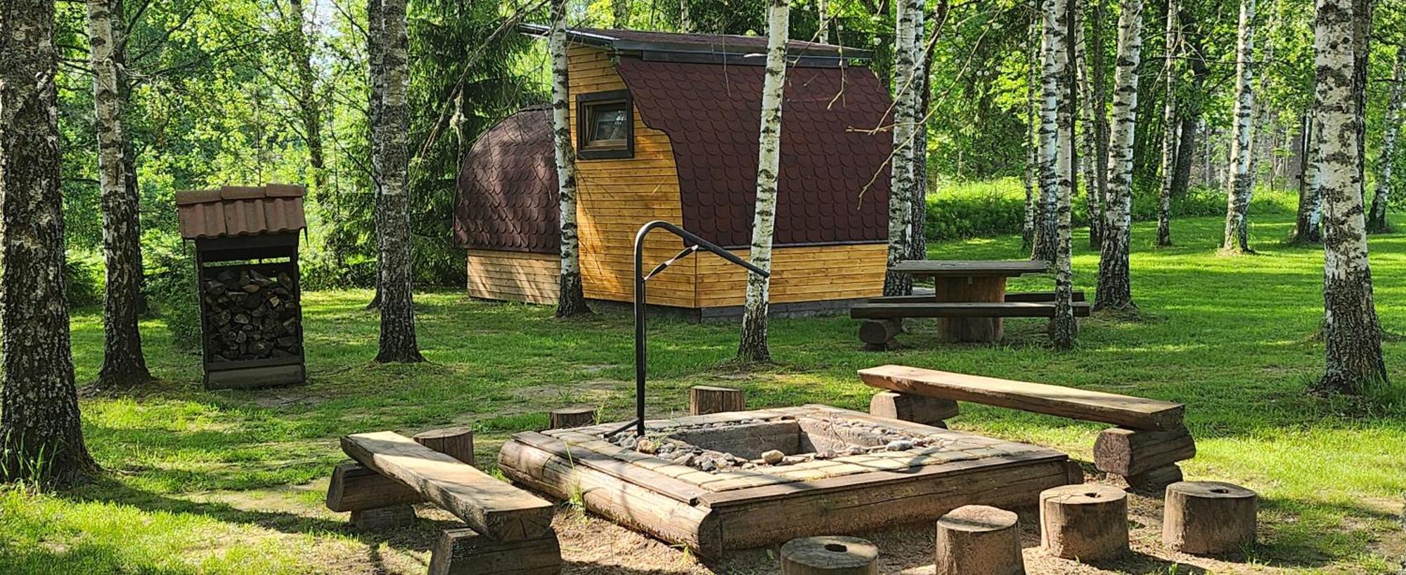 Camping Oskalns Cēsis Exteriér fotografie