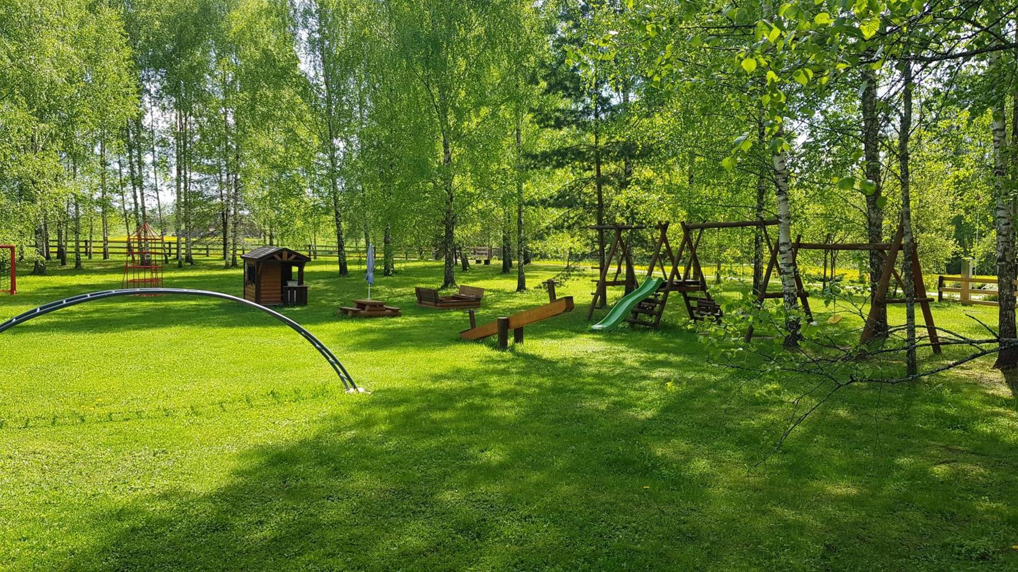Camping Oskalns Cēsis Exteriér fotografie